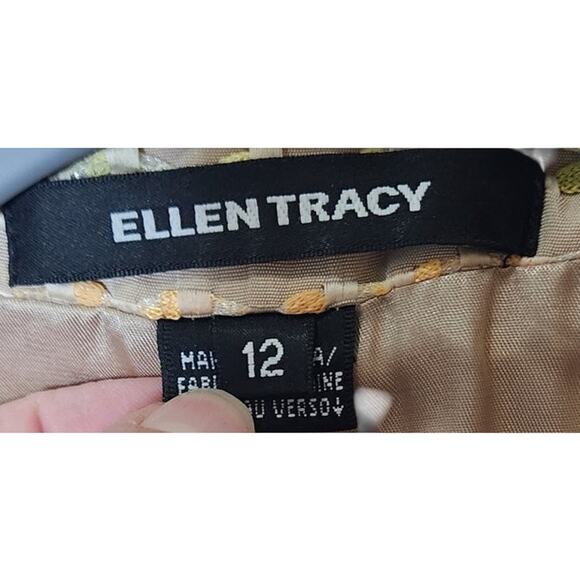 Ellen Tracy Open Front Blazer, Oyster, Size 12, NWT - Picture 4 of 7